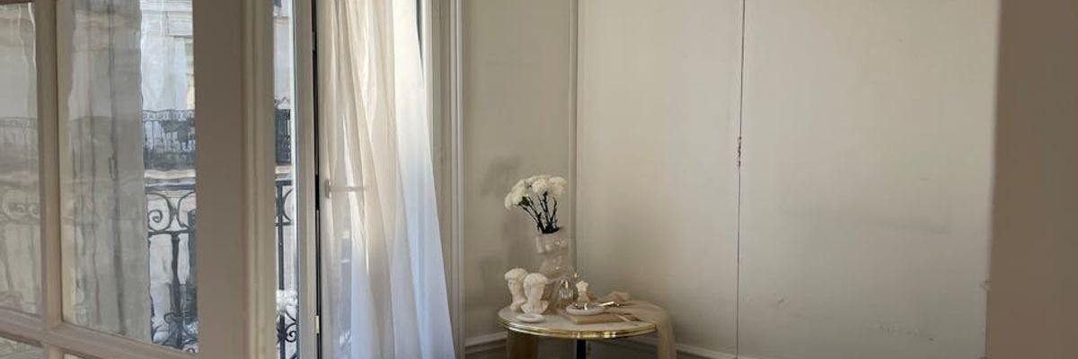 Atmospheric room for relaxation with soft lighting